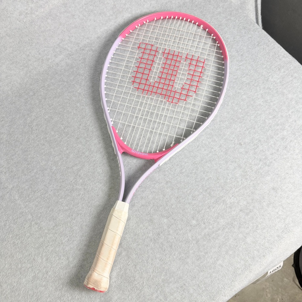 Wilson Charge 23 Junior Tennis Racket Purple Pink Aluminum 23 Inch